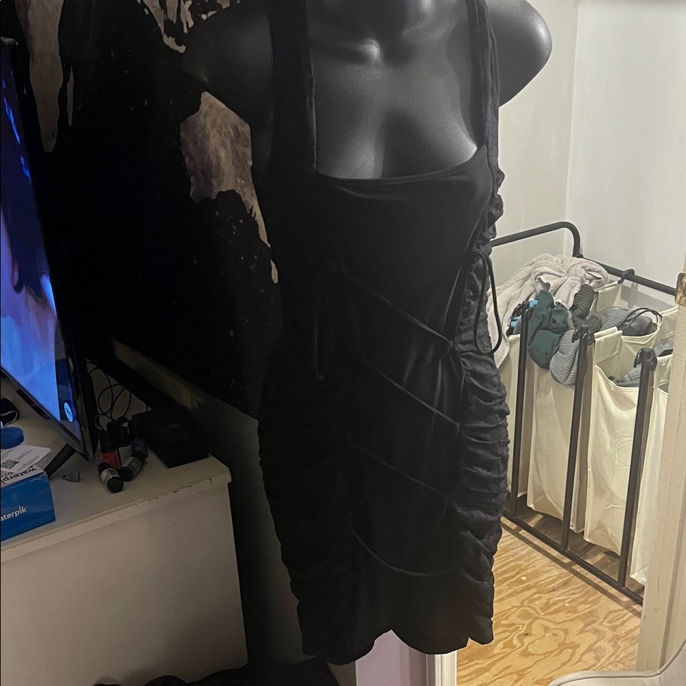 Elegant Black Mini Dress